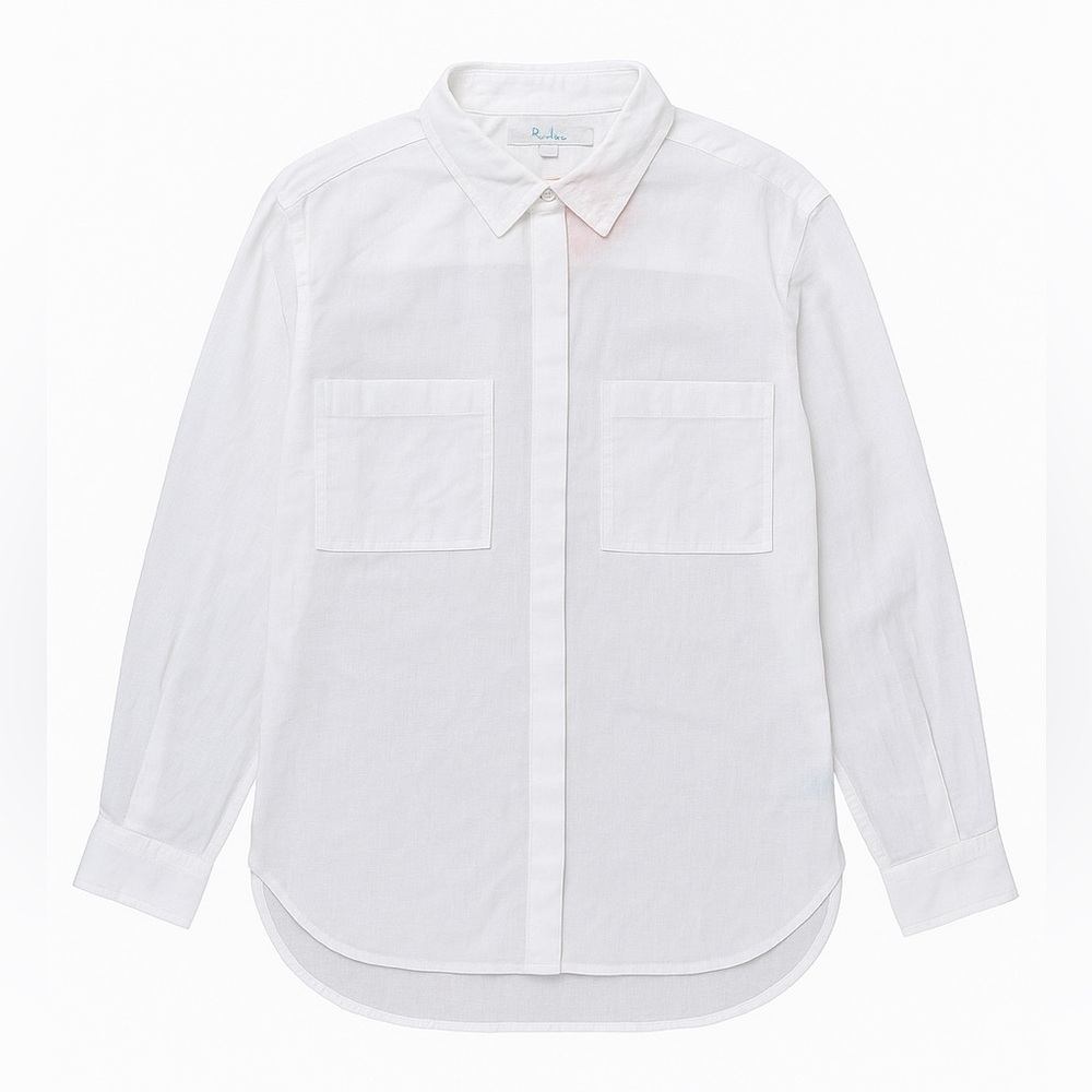 Boden White Button-Up Shirt​